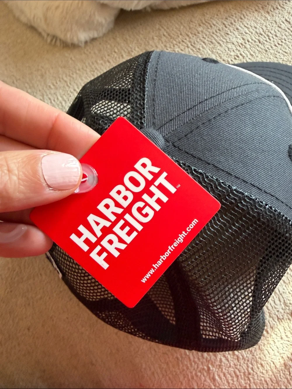 Black Trucker Hat - Classic Logo